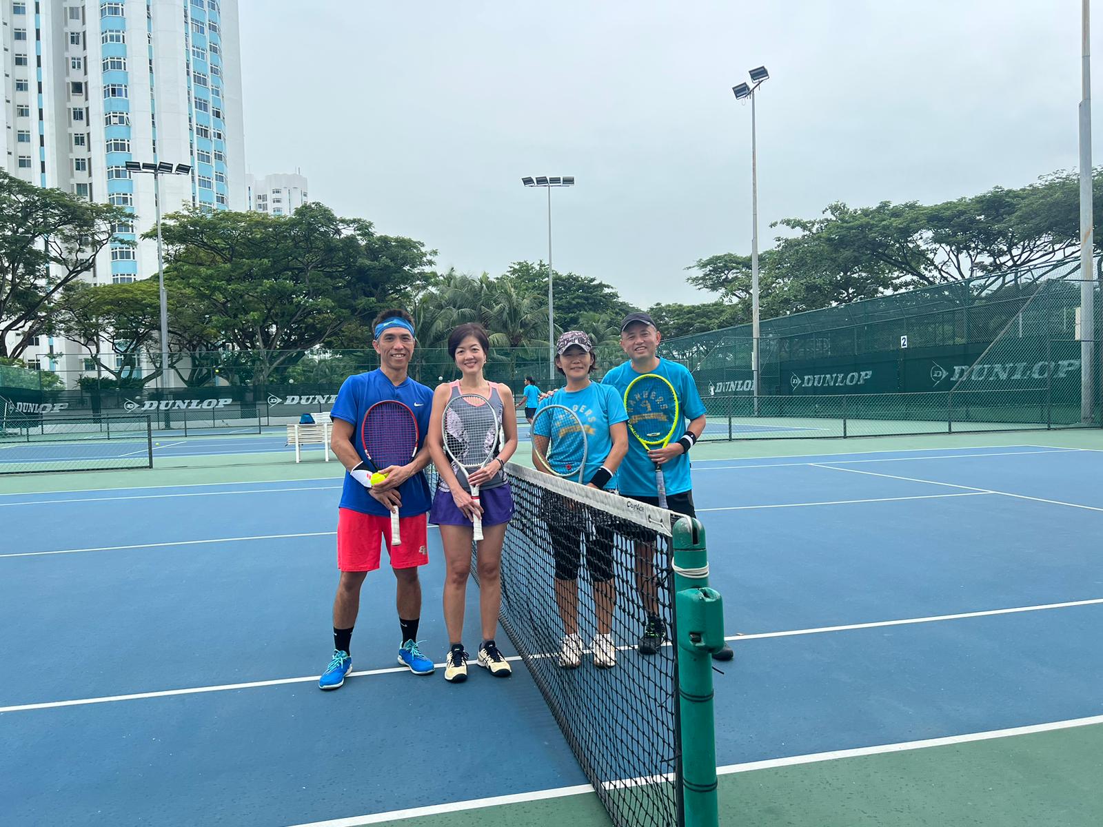 adults group tennis coaching singapore